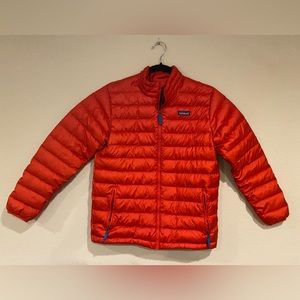 EUC Youth XL Red & Blue Down Patagonia Jacket